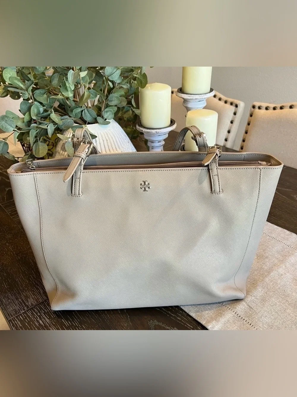 Tory Burch Emerson Leather Tote